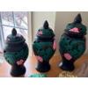 Image 2 : Decorative Vase Collection From Indonesia Set of 3, Largest 9T, w/ Chinese Money Frogs, More 