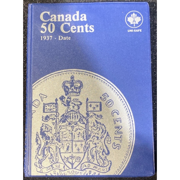 Canadian Half Dollar Collection 80% Silver 9 Troy Ounces