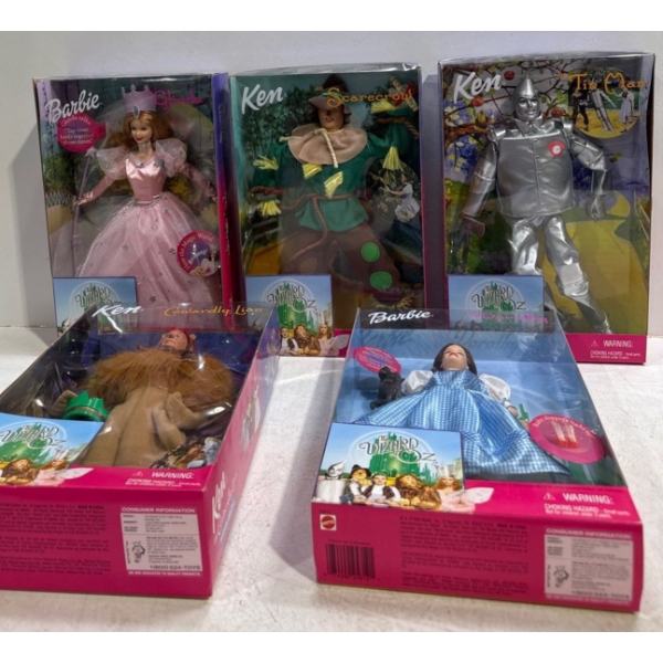 Complete Set of the Wizard of Oz Barbies