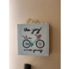 Image 3 : Metal Bike Art 35" Long & 16" high With 2 Framed Bike Prints 