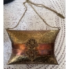 Image 2 : Ladies Handbag Collection - Antique Edwardian Copper/Brass Pillow Purse & More 7L