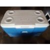 Image 4 : Pair of Coleman Coolers- Light: 26 W, 14 D, 16 T and Dark: 23 W, 13 D, 16 T 