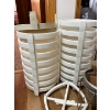 Image 2 : It’s Pie time!!! 17 Tupperware pie cooling trays, crockpot and Aluminum Cone Colander with Food Stan