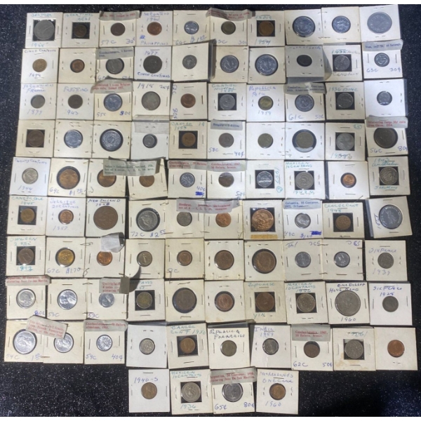 Collection of Coins from Around the World