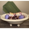 Image 7 : Lavender Bathroom Essentials - Shower Curtain Towels Candle & More
