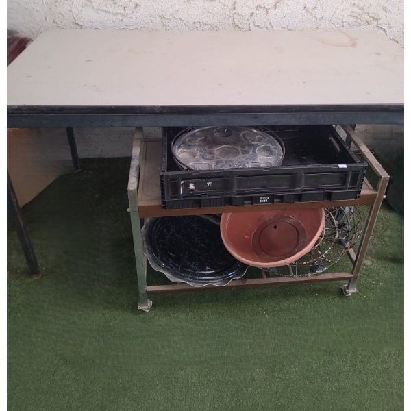 Utility Table 60 W, 30 D, 30 T, Utility Trolley 31 W, 15 D, 23 T and More!