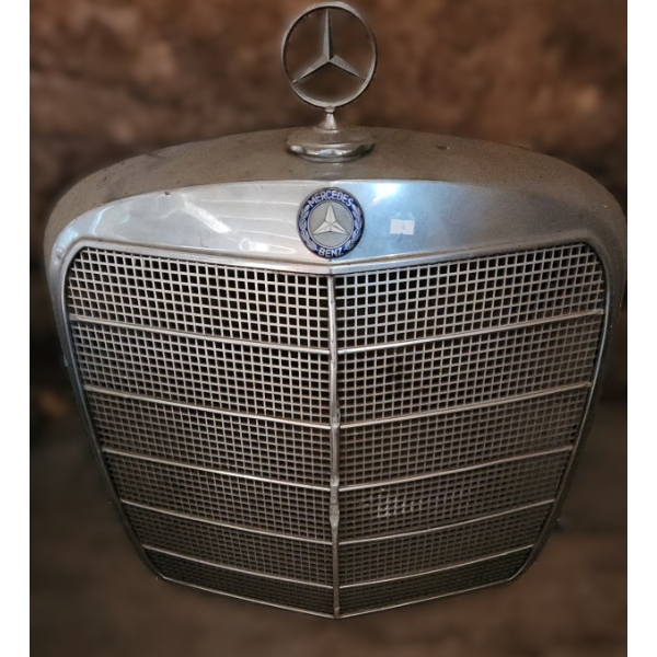 - Vintage Mercedes- Benz Chrome Automobile Grill 24 X 27 