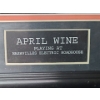 Image 4 : Photo of April Wine Playing at Nashvilles Electric Roadhouse 22 x 17, Framed Under Glass 