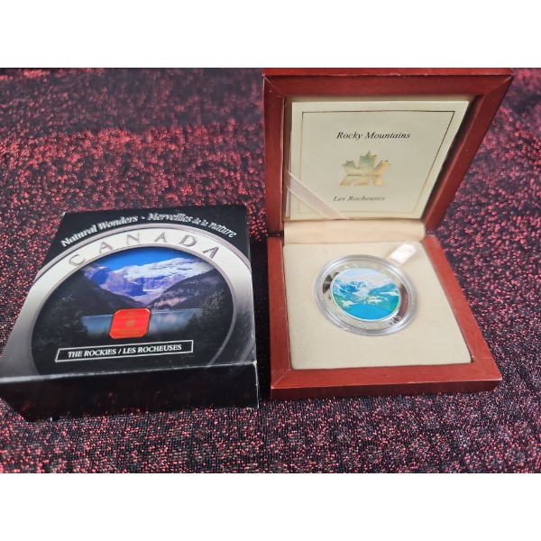 2006 Canada $20 Rockies Silver Coin