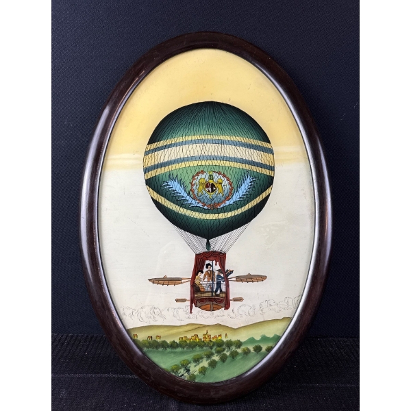 Oval Art Piece, Hot Air Balloon  (20L) 