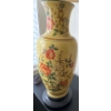 Image 2 : Vintage XL Chinoiserie Style Table Lamp ft. Floral Bird Motifs & A Fabric Shade 32T