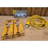 Image 1 : RV Accessories Lot: Level Master Kit, RV Stabilizer Jacks, and Power Cord