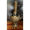 Image 1 : Large Antique Brass Russian Samovar, Intricate Detailing, Missing One Piece - 28T 