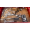 Image 8 : Large Red Double Tool Box Full Of Shop Tools  Wrenches, Screwdrivers, & More