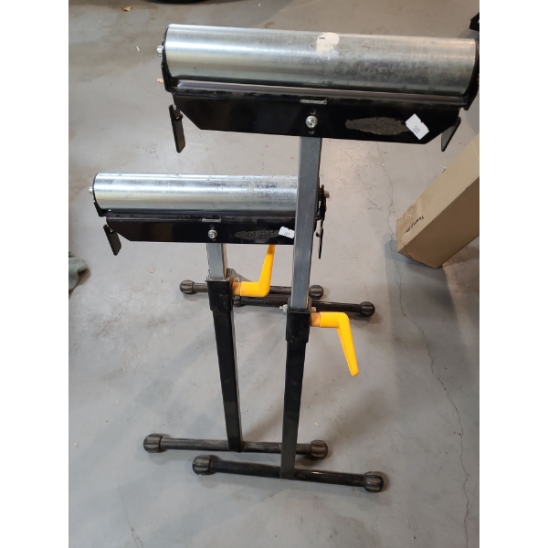 Set of 2 Folding Rollers (18"W, 17"D opened and Taller: 36"T, Shorter: 26"T