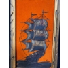 Image 1 : Rojas Pirate Ship Painting On Velvet