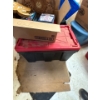 Image 5 : Collection of games, backpacks, and two red and black totes