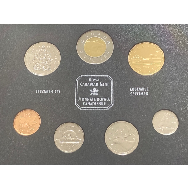 1999 Canadian Specimen Set