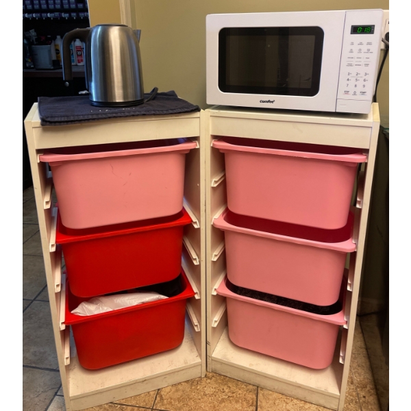 Comfree Microwave w/ Electric Kettle & Household Organizers 37T 