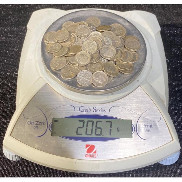 Silver Coins 206.7 Grams
