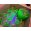 Image 2 : amazing collection of green uranium, dessert, bowls, and plates 11 in total all in really great cond