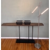 Image 1 : Modern Console Table w/ Neat Lamp  49"w x 17"d x 41"tall