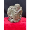 Image 1 : Inuit Elder Soapstone Carving 6Wx8H T-TAR