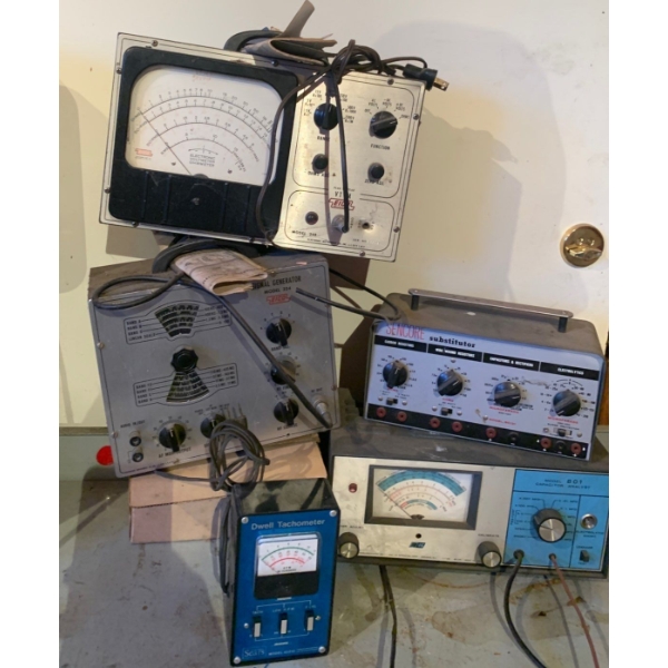 Vintage Electro Collection - Dwell Technometer Sencore Substituter Signal Generator & More
