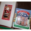 Image 3 : Holiday Decor Including: Two Noma Dickinsville Porcelain Homes; also Santa and Bridge 