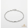 Image 4 : 10K White Gold Chain Link Braclet 1.83G