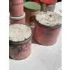 Image 4 : Vintage Metal Tins and Canisters Full of Odds and Ends