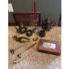 Image 1 : Beautiful Solid Brass Kitchenware Collection Inc. Solid Brass Duck & Handmade Wood Box From Poland