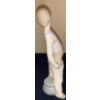 Image 3 :  LLADRO Porcelain Boy (9.5T) & Clean Up Time Girl Figurine (Girl Needs Reattaching - 4W, 4D, 8T)