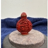 Image 2 : Red Carved Snuff Bottle 3H