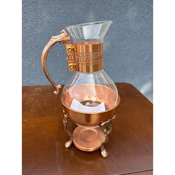 Princess House Copper Coffee Carafe (22" X 27" X 22")
