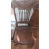 Image 3 : 8 Carved Wood Dining Chairs incl 4 Greenman North Wind Chairs