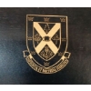 Image 2 : Queen's University Chair - Sapientia Et Doctrina Stabilitas Accent Chair   22" x 23" x 38" tall
