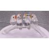 Image 2 : Swarovski Crystal 4 Budgies 