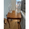 Image 1 : Side Table with Two Crystal Decanters
