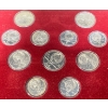 Image 2 : 1980 Moscow Olympics Commemorative Coin Set 90% Silver 223.785 Grams