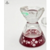 Image 5 : Red Ruby Decanter Plus 4 Glasses 9''INCHES IN HEIGHT