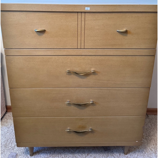 MCM Four Drawered Dresser (Check Follwing Lots For Set)