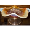 Image 2 : Vintage Art Glass Serving Set w/ Carnival Glass Candy Dish & More