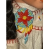 Image 7 : Porcelain Indigenous Dolls, 3 Pcs, Lovely Beaded Details, 22T 