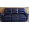 Leather 3 Seater Sofa - 88W, 33D, 39T 