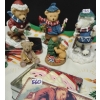 Image 3 : Bears in Festive Ensembles Participating in Festive Activities - Bear Figurines 4T