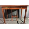 Image 1 : Mahogany Table with Brass Drawer Pulls