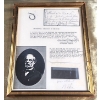 Image 1 : Robert E. Lee, Framed Photo and a Lock of His Hair, Certified by Christies- 1869