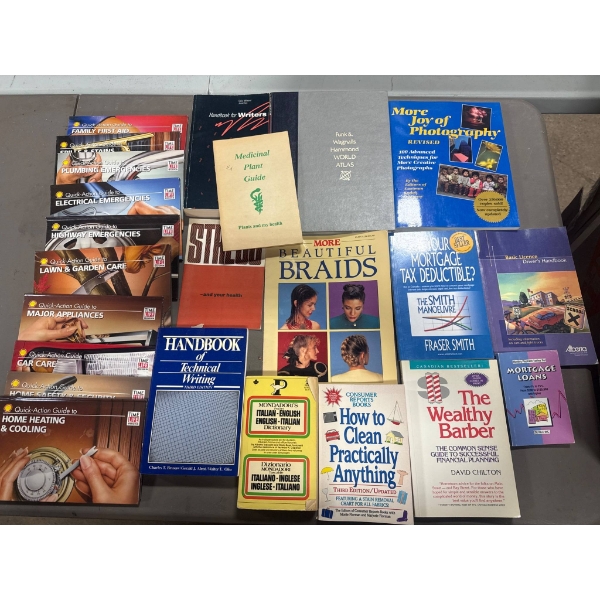 Quick Action Handbooks and Guides, Including Braiding and Emergency Tips