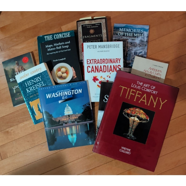Assorted Interests Book Collection - Extraordinary Canadians Tiffany Thai Antiques & More 